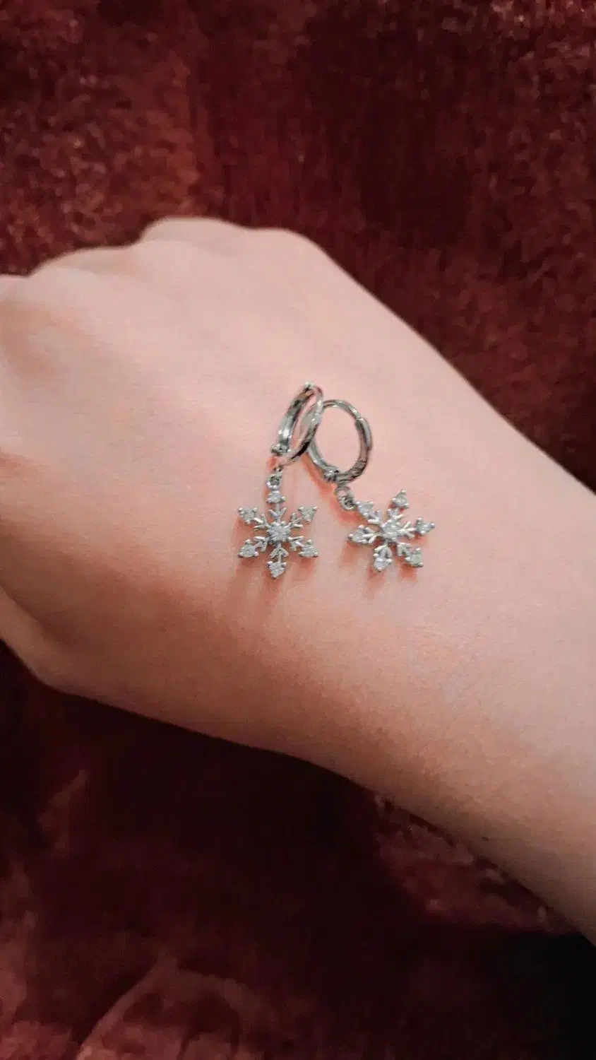 گوشواره ی طرح برف|بدلیجات|تبریز, |دیوار