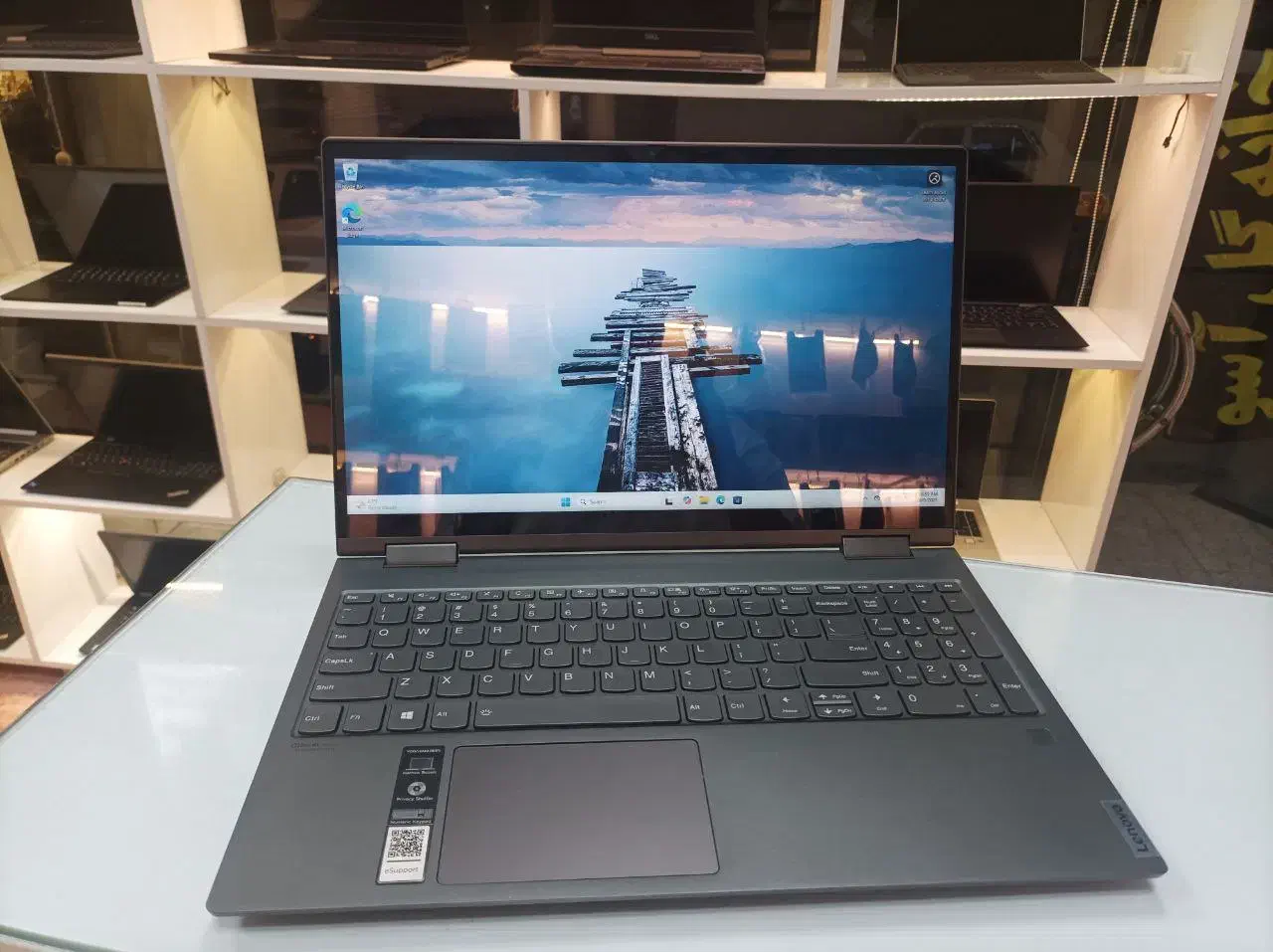 لپ تاپ لمسی تاشو lenovo yoga c740   فروش اقساطی|رایانه همراه|سمنان, |دیوار