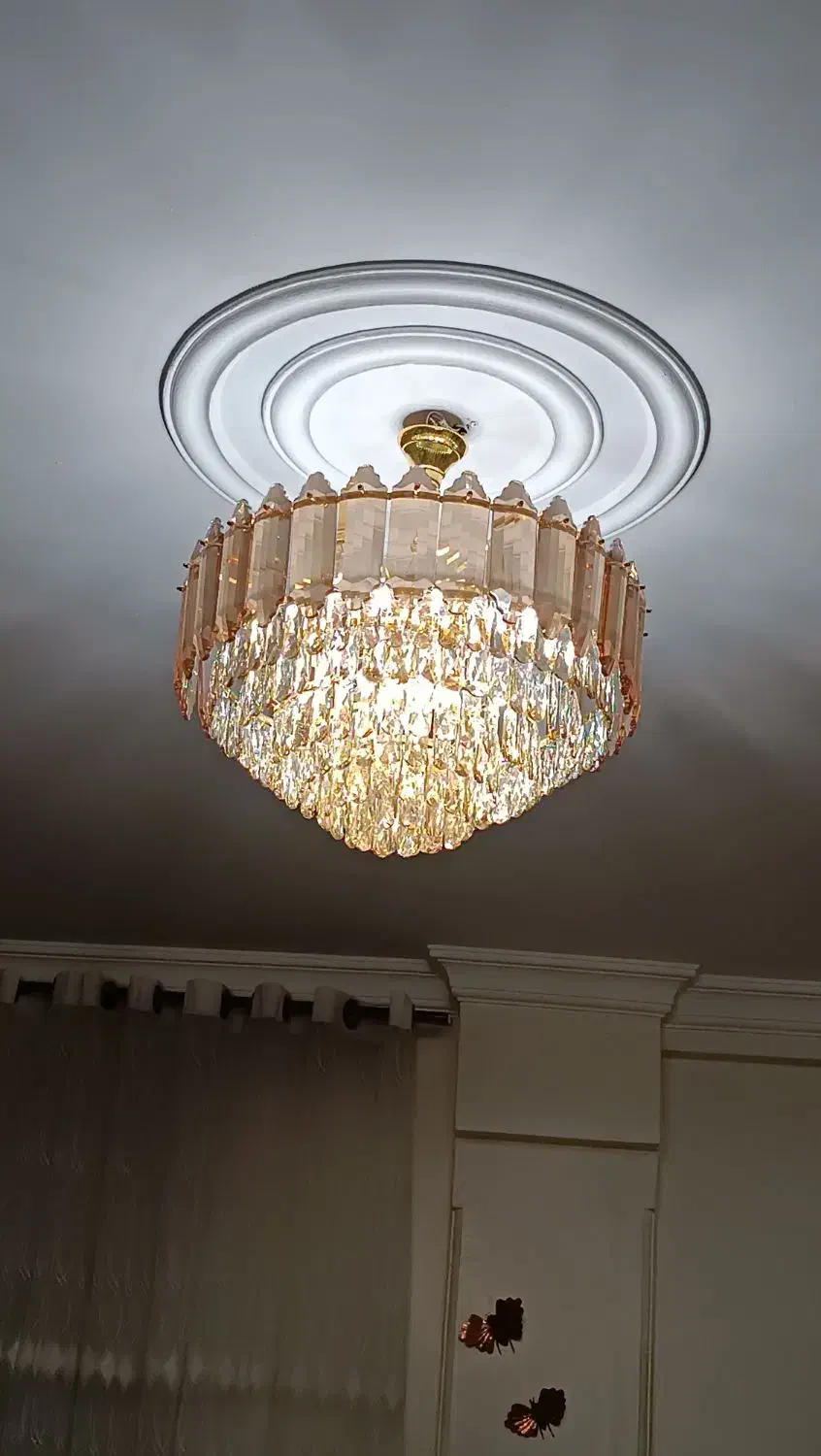 لوستر بلوری|لوستر و چراغ آویز|ری, علایین|دیوار