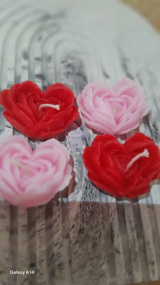 شمع قلب رزی|صنایع دستی و سایر لوازم تزئینی|تهران, مجیدیه|دیوار