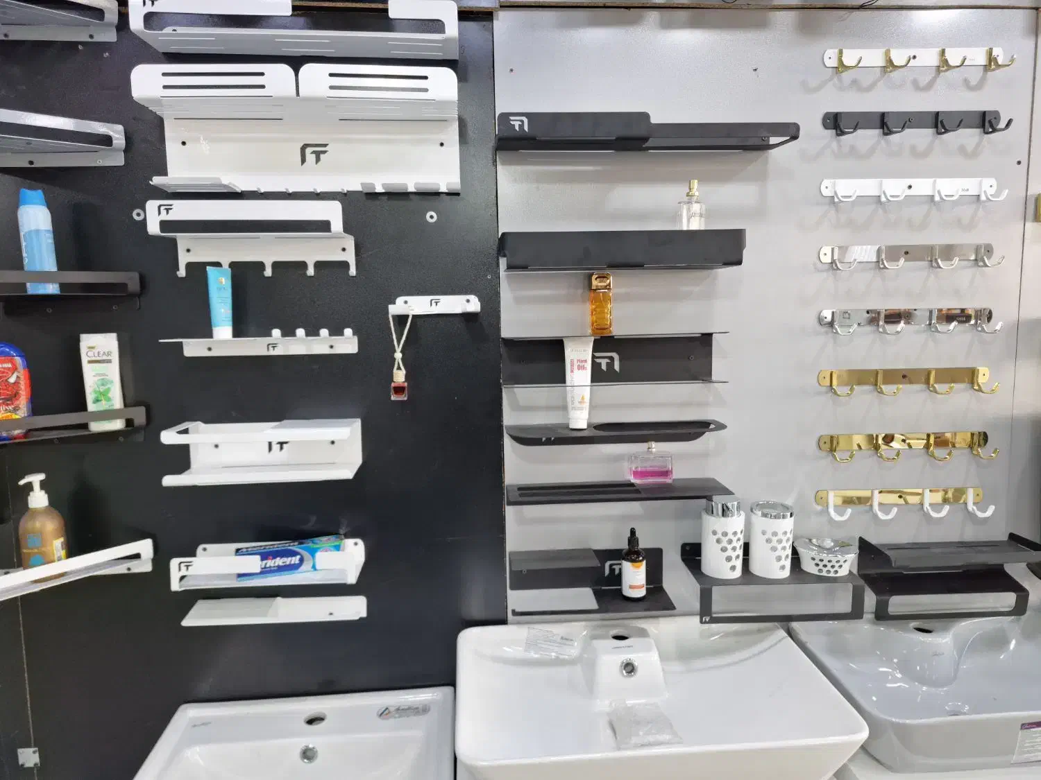 شلف فلزی استند سرویس بهداشتی حمام دستشویی جا شامپو|لوازم سرویس بهداشتی|فردیس, فردیس|دیوار