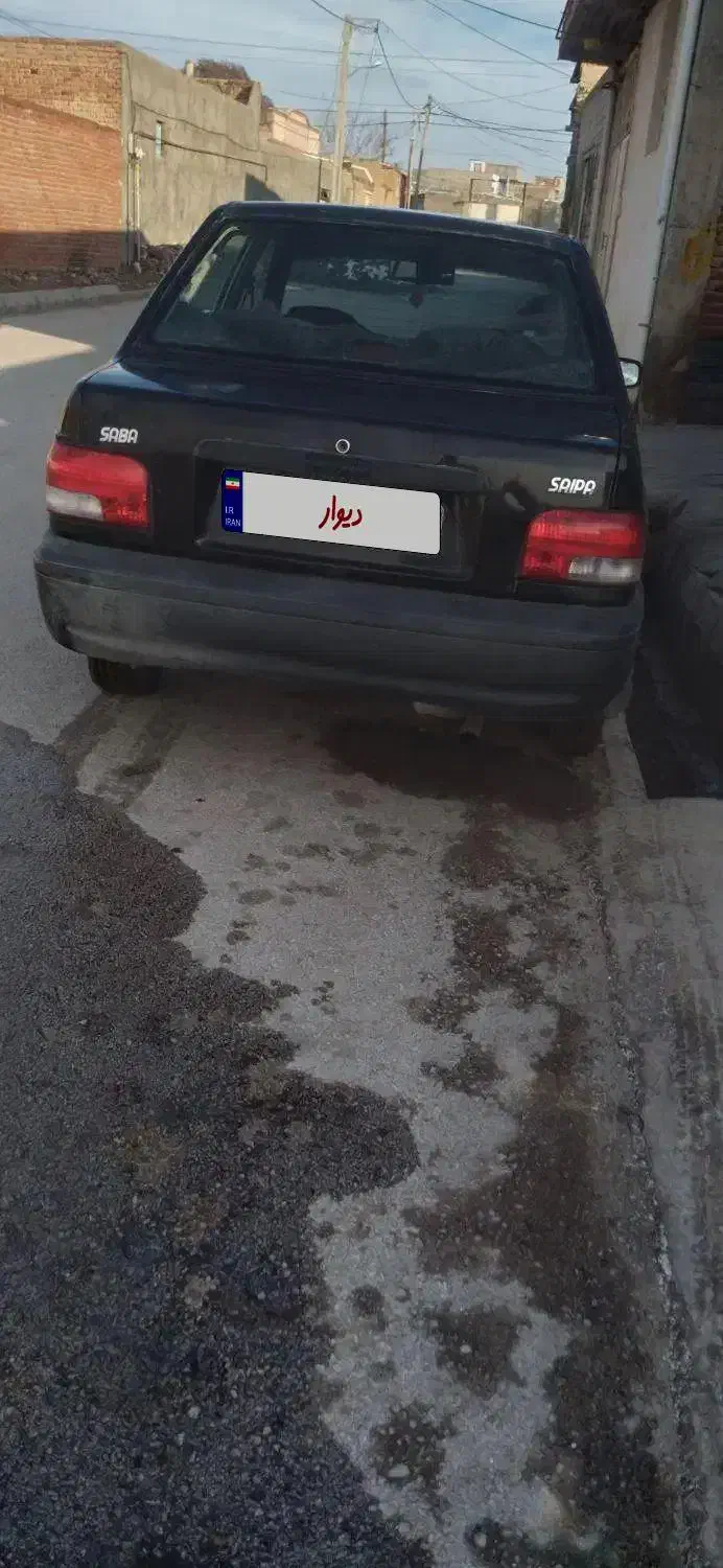 پراید مشکی|خودرو سواری و وانت|بناب, |دیوار