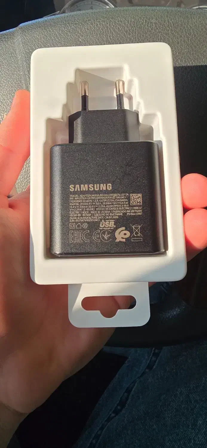 شارژر ۴۵ وات اصلی سامسونگ|لوازم جانبی موبایل و تبلت|جهرم, |دیوار