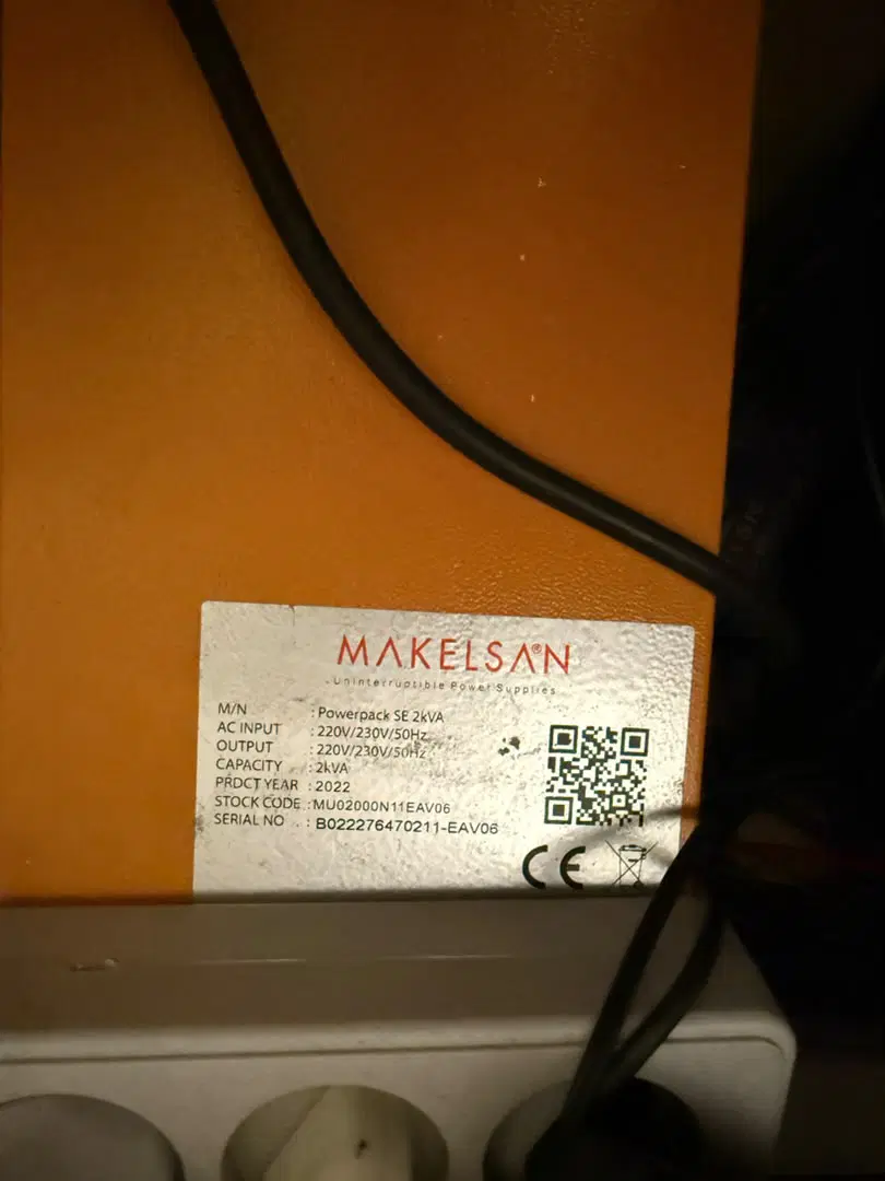 یوپی اس ۲ کیلو ولت آمپر مکلسان(makelsan 2kva ups)|قطعات و لوازم جانبی رایانه|تهران, شهرک هما|دیوار