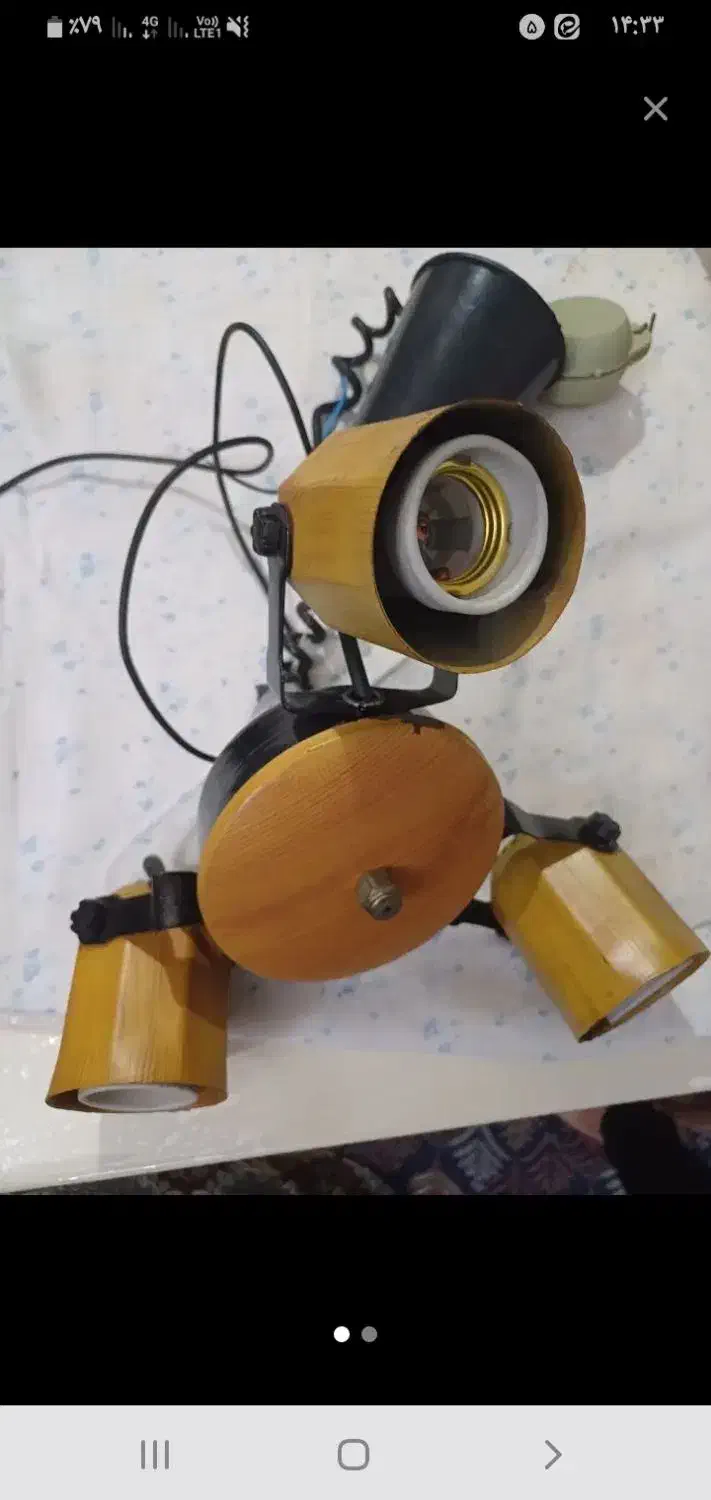 لوستر یا روشنایی|لوستر و چراغ آویز|تبریز, |دیوار