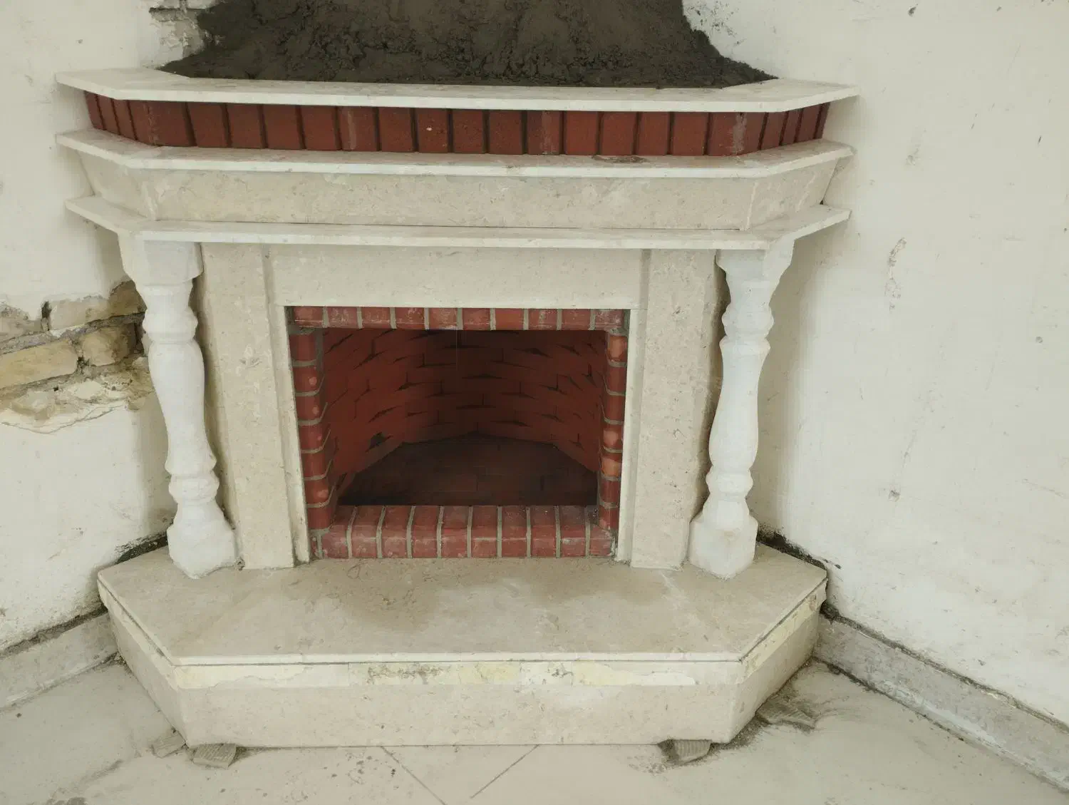 شومینه هیزمی وگازی|بخاری، هیتر، شومینه|بافت, |دیوار