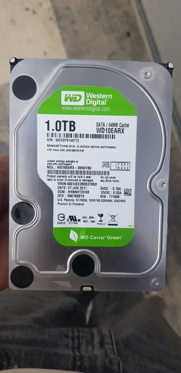 هارد وسترن سبز|قطعات و لوازم جانبی رایانه|نیشابور, کوی فرهنگیان|دیوار