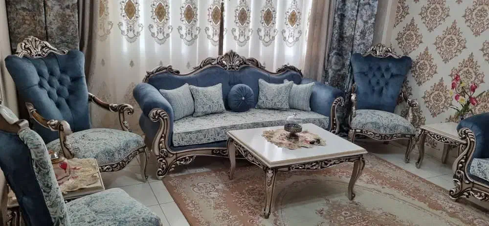 مبل کلاسیک مدل کاملیا|مبلمان خانگی و میز عسلی|قم, عمار یاسر|دیوار