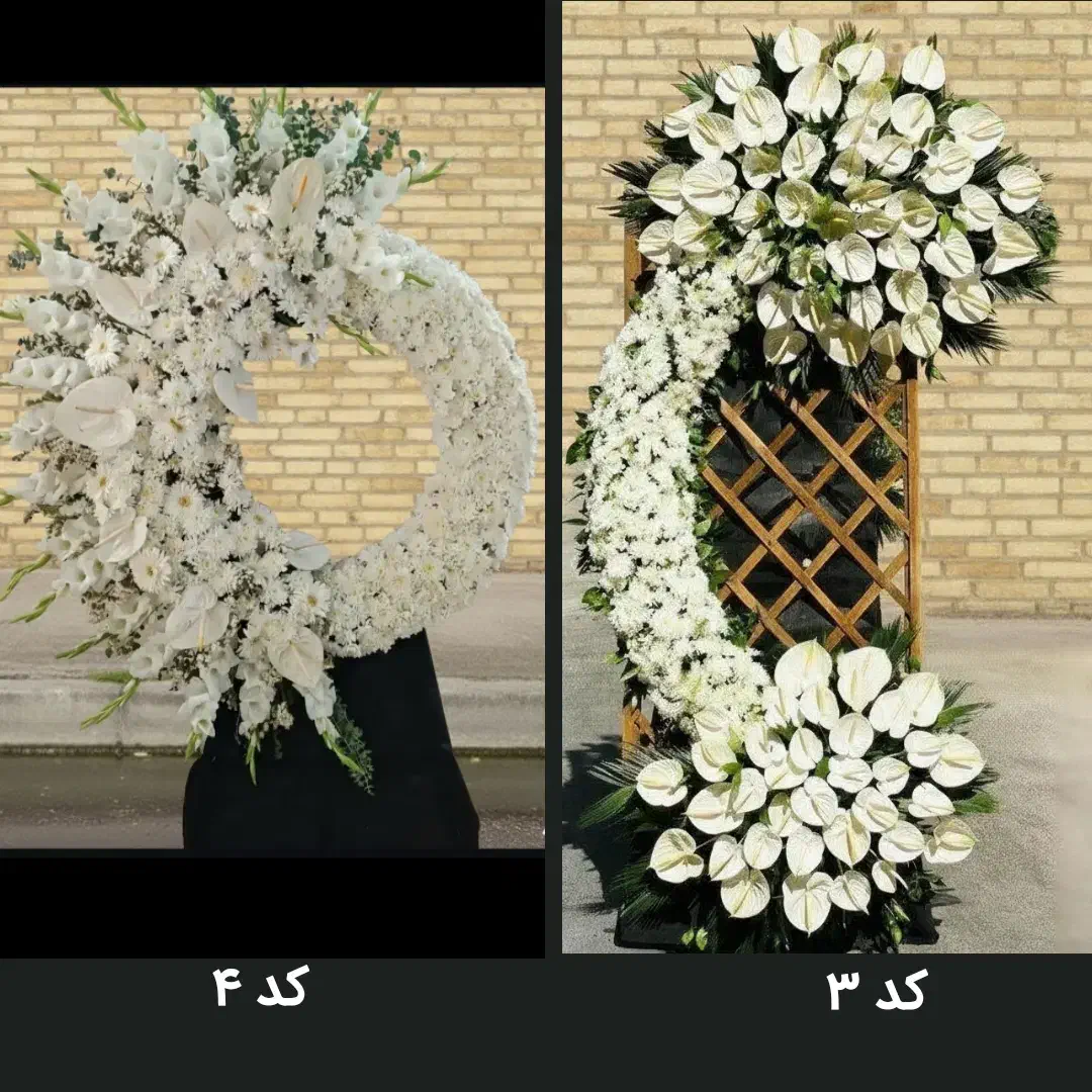 تاج گل و باکس گل ترحیم و تبریک|خدمات پذیرایی، مراسم|شیراز, دارالرحمه|دیوار