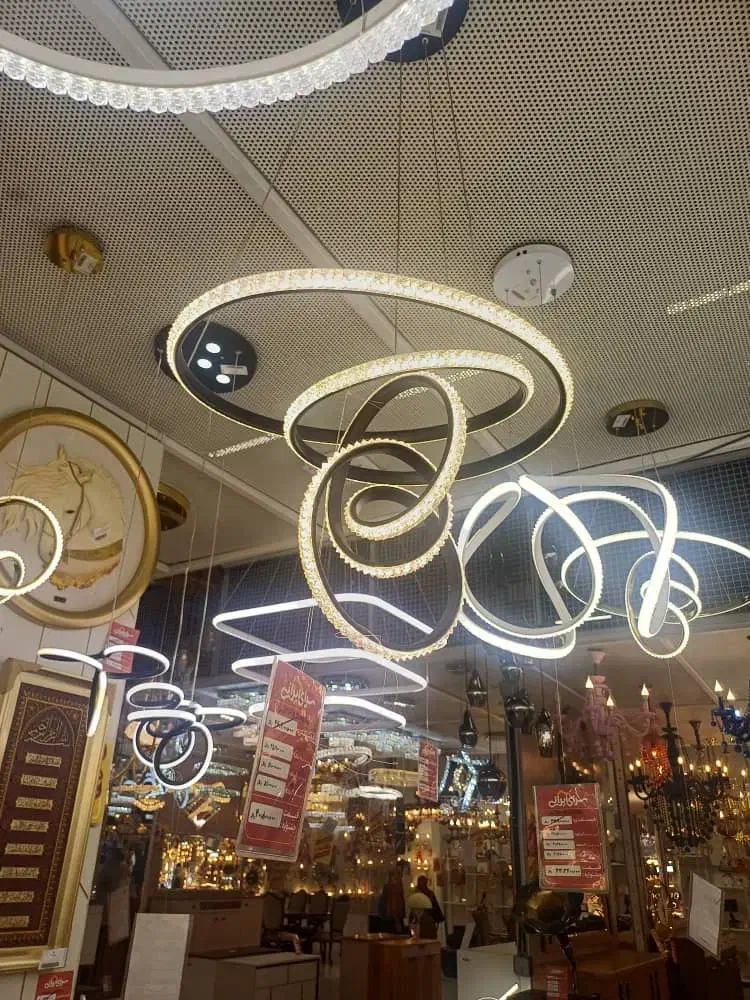 لوستر انتیک نصب نصاب لوستر نصب|لوستر و چراغ آویز|هشتگرد, هشتگرد قدیم|دیوار