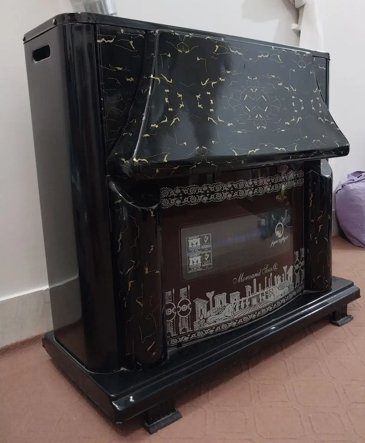 بخاری شومینه ایی|بخاری، هیتر، شومینه|خمینی‌شهر, |دیوار