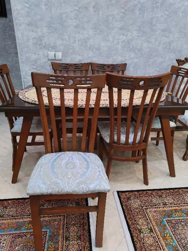 میز غذاخوری ۶نفره تمام چوب|میز و صندلی غذاخوری|کرج, شاهینویلا|دیوار