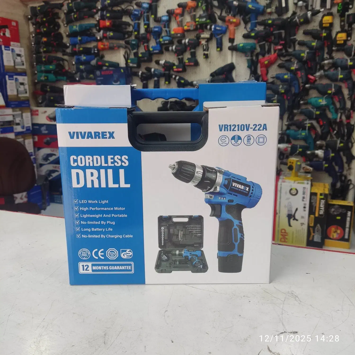 دریل شارژی ویوا رکس رنج کامل|ابزارآلات|رشت, فرزانه|دیوار