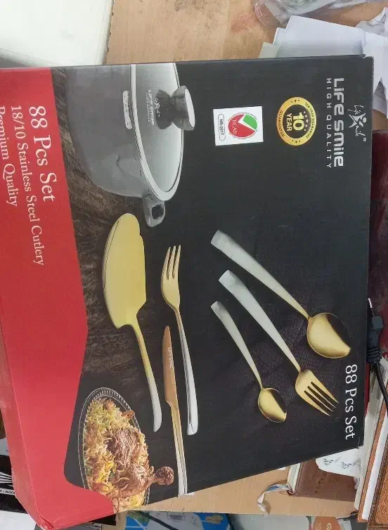 خاص ترین سرویس قاشق چنگال برند لایف اسمایل|ظروف سرو و پذیرایی|سبزوار, قصبه شرقی|دیوار