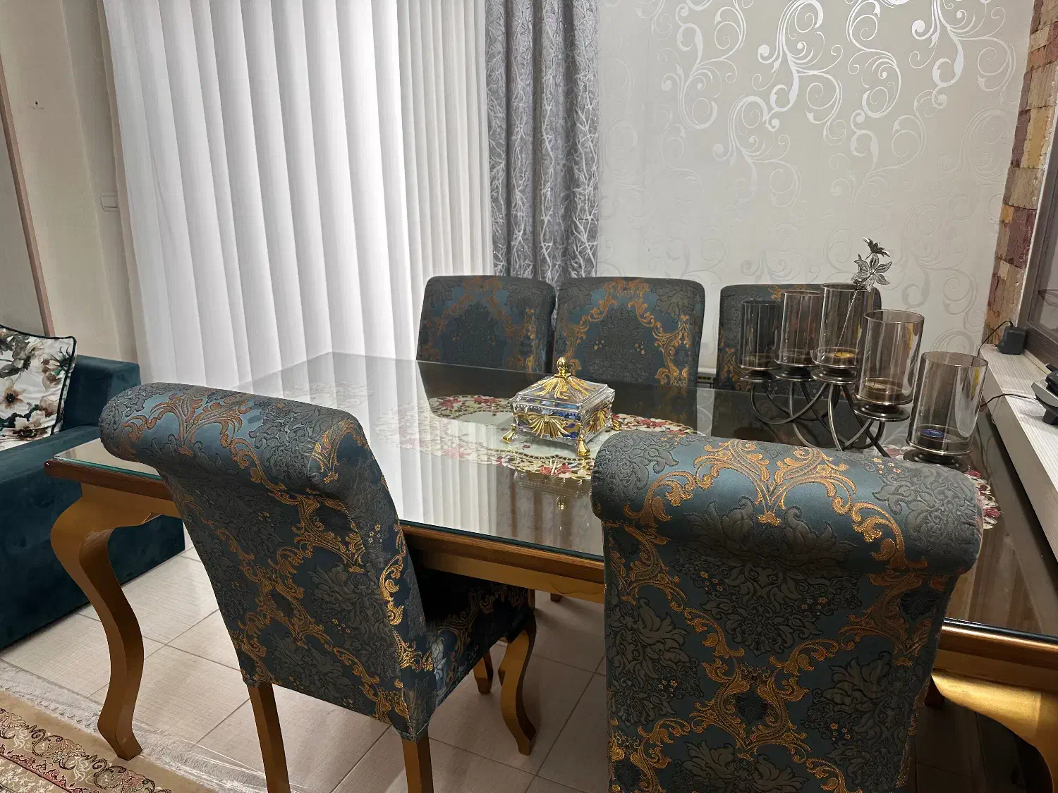 میز نهار خوری با صندلی|میز و صندلی غذاخوری|گنبد کاووس, |دیوار