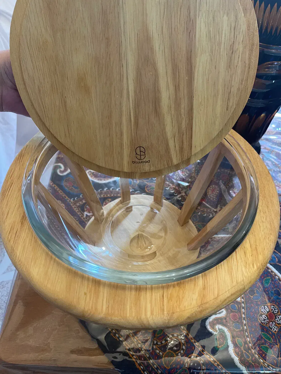 سوپ خوری چوبی وارمردار|ظروف سرو و پذیرایی|کرمان, |دیوار