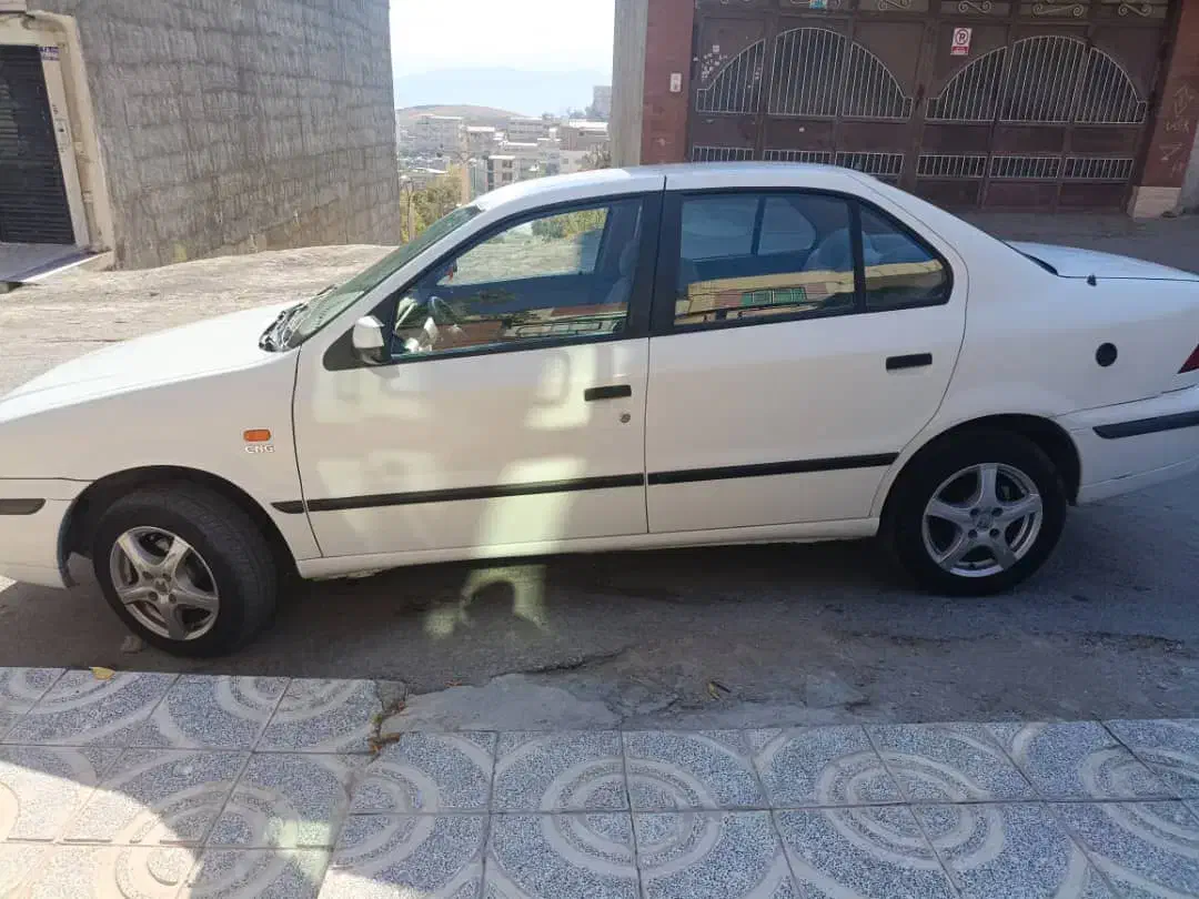 سمند LX معمولی دوگانه فابریک  مدل ۸۷سفید مدل|خودرو سواری و وانت|شهرکرد, |دیوار