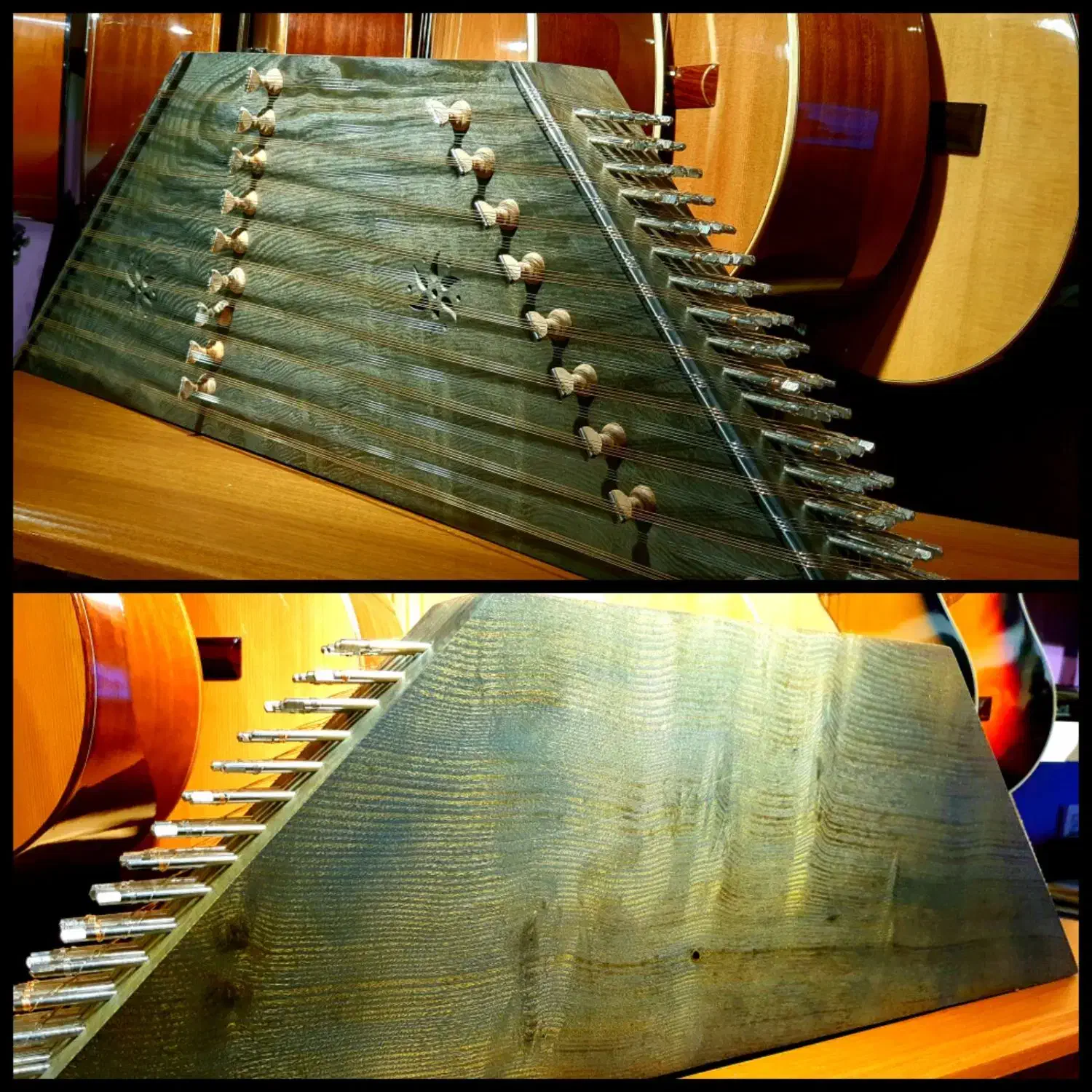 سنتور دست‌ساز اصیل گارانتی‌دار|سازهای سنتی|شیراز, قدوسی غربی|دیوار