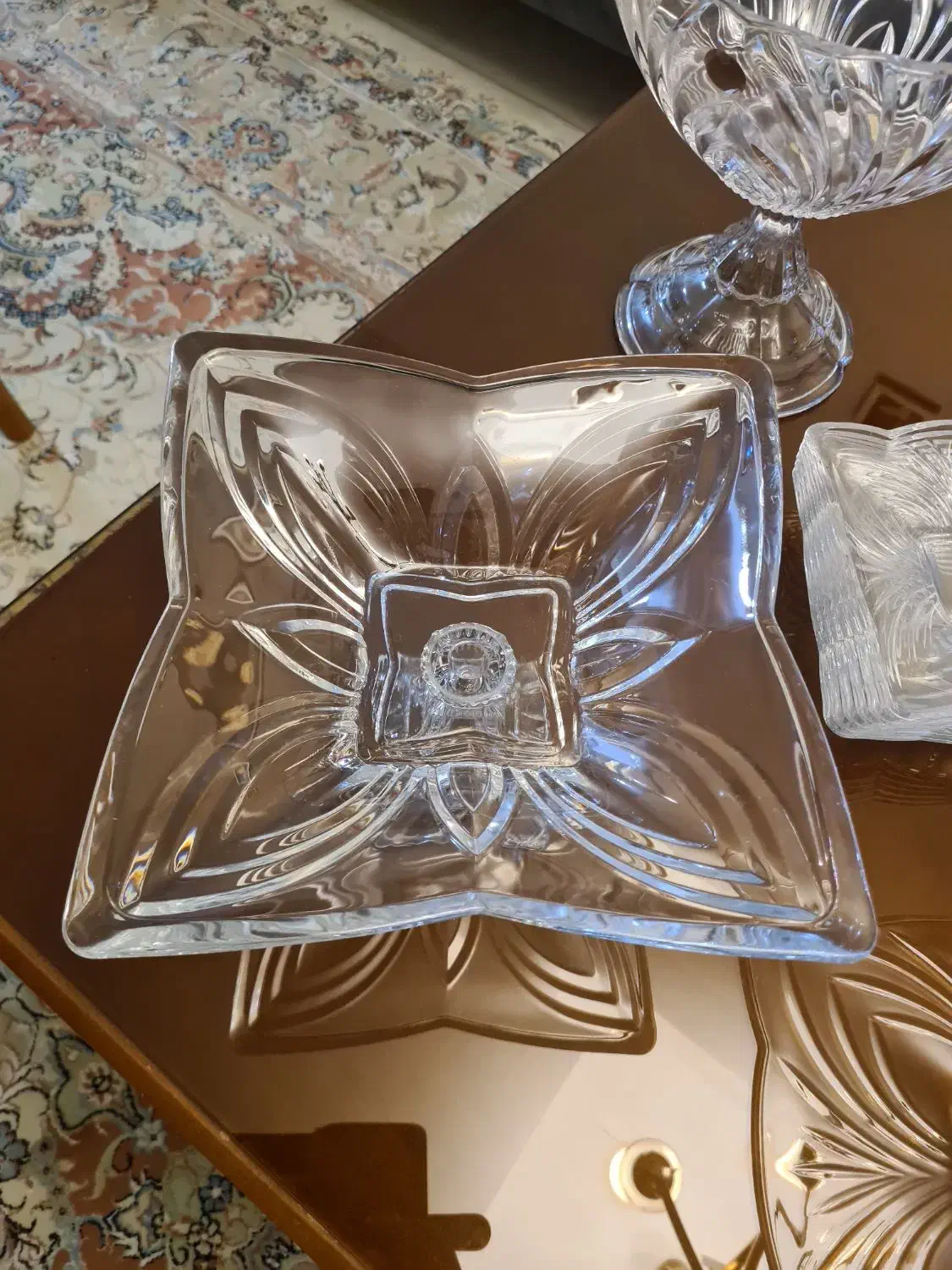 سرویس کریستال سوگا ژاپن|ظروف سرو و پذیرایی|فردیس, قریشی|دیوار