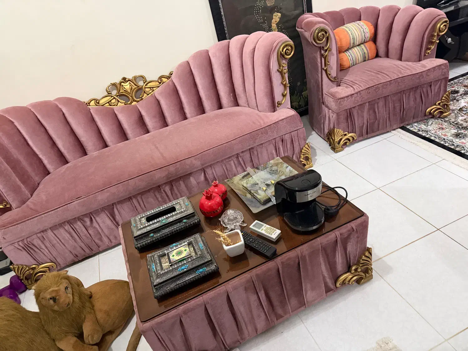 مبل ۹ نفره سالم|مبلمان خانگی و میز عسلی|بوشهر, |دیوار