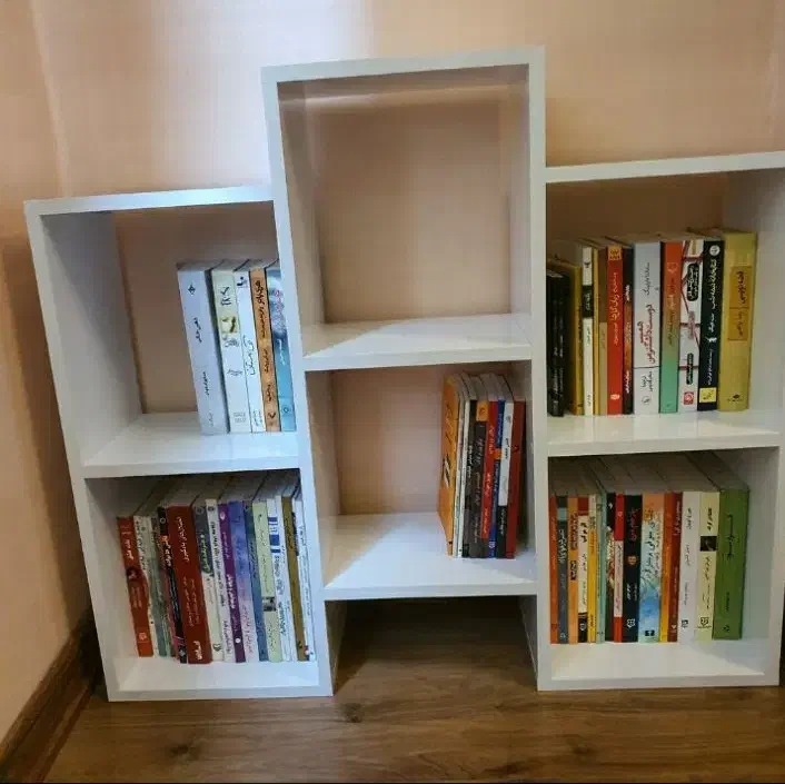 کتابخانه‌ شیک|کتابخانه، شلف، قفسه‌های دیواری|زنجان, |دیوار