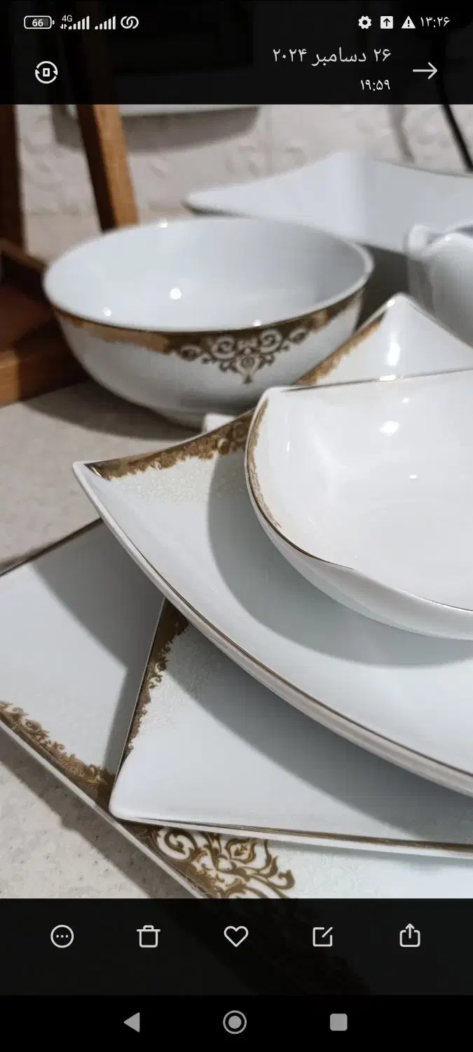 سرویس چینی 30نفره|ظروف سرو و پذیرایی|کهریزک, |دیوار