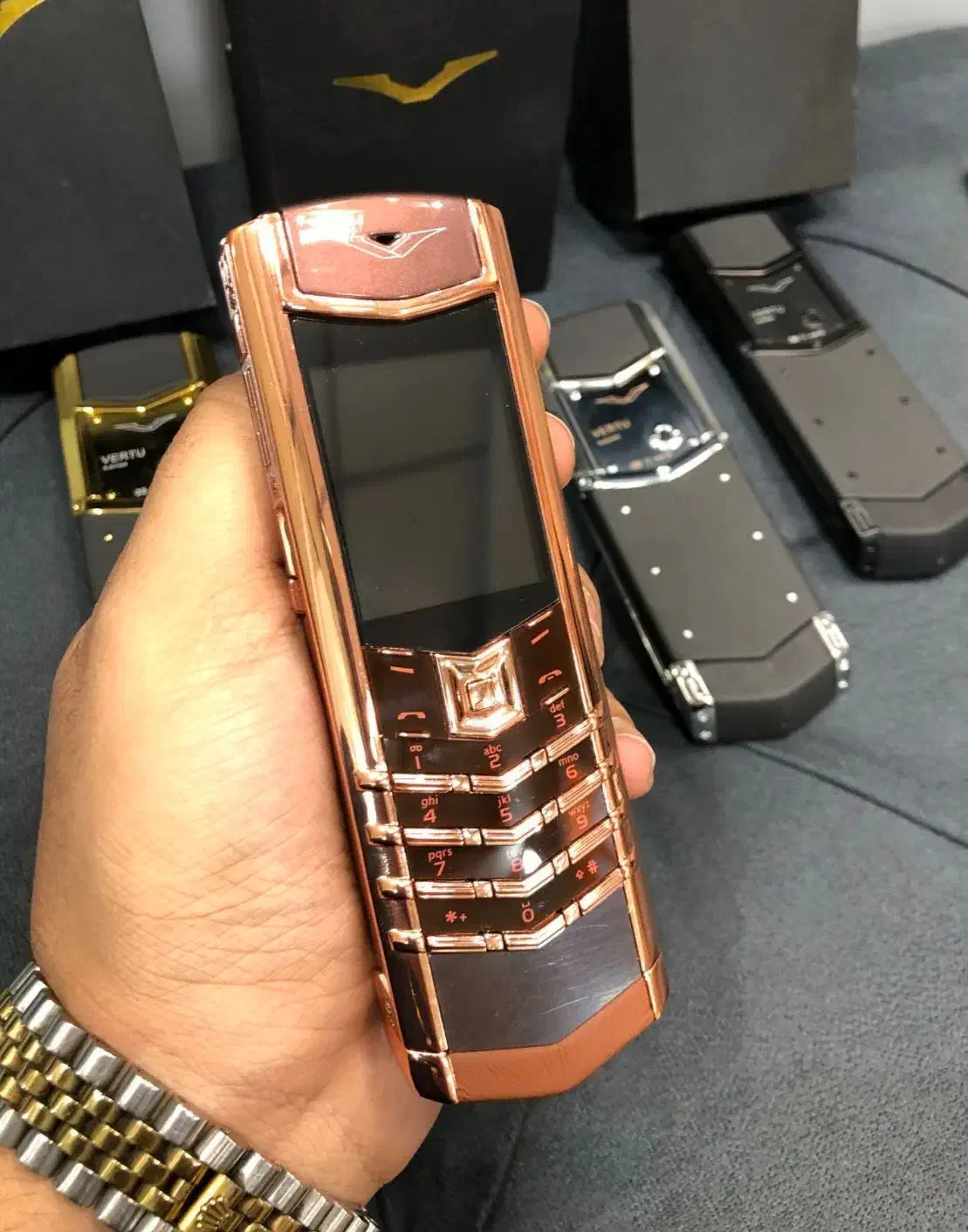 گوشی نوکیا ورتو vertu v10 k8 طلایی|موبایل|اصفهان, قلعه طبره|دیوار