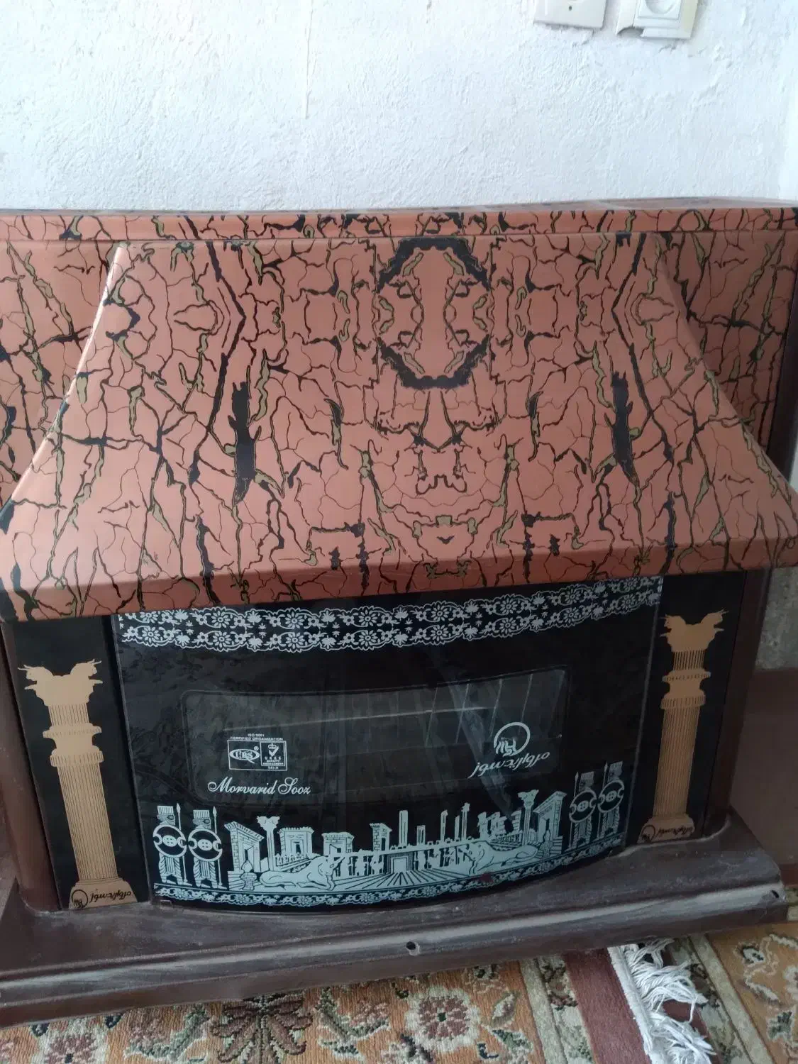 فروش بخاری طرح شومینه مروارید سوز|بخاری، هیتر، شومینه|ری, حمزهآباد|دیوار