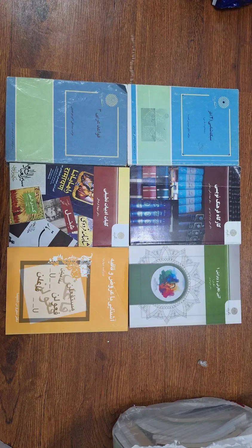 کتاب های پیام نور|کتاب و مجله ادبی|مشهد, هنرستان|دیوار