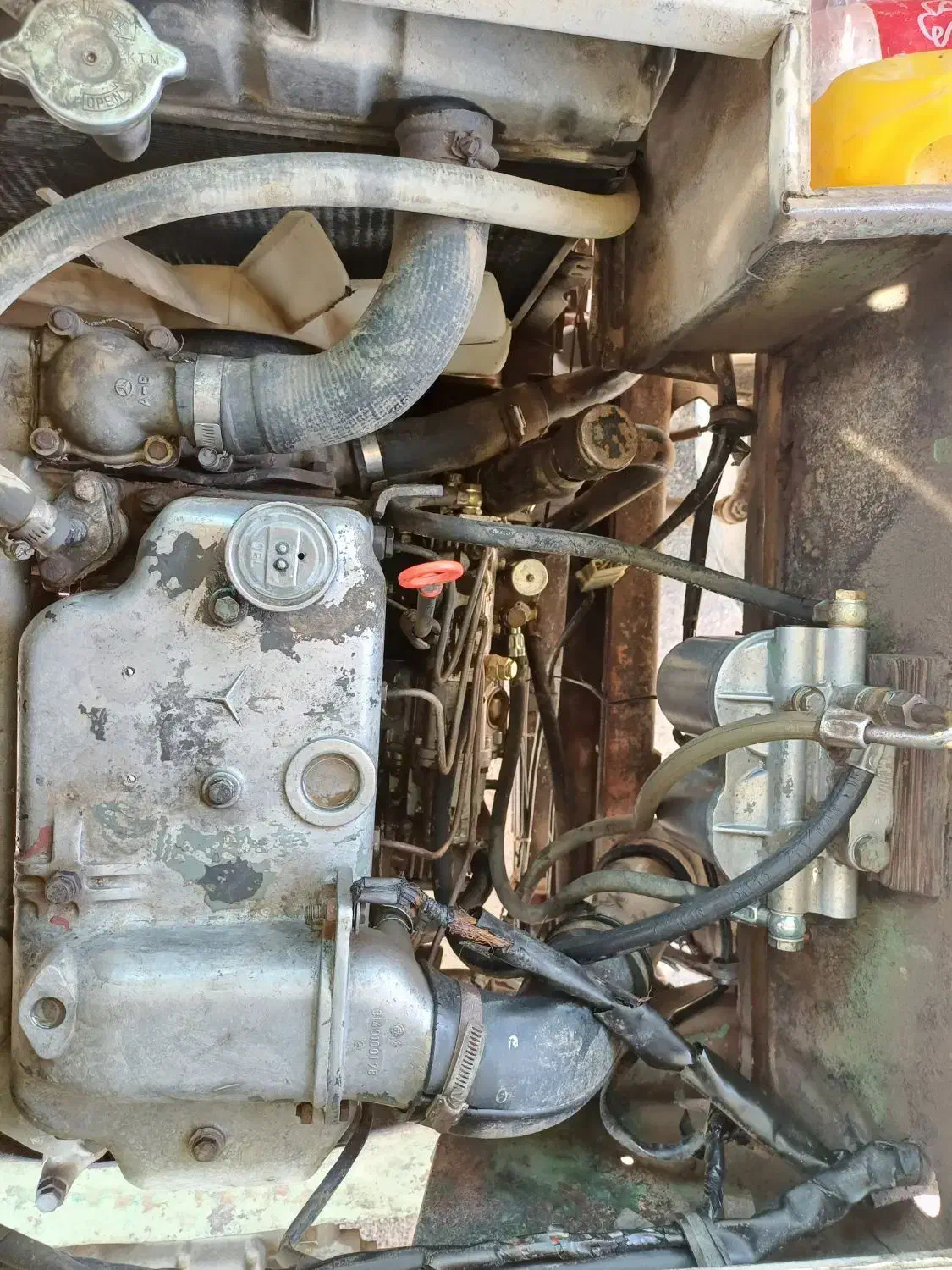 خاور ۶۰۸ مدل ۵۸ کفی بغل بازشو|خودرو سنگین|مشهد, توس فردوسی|دیوار