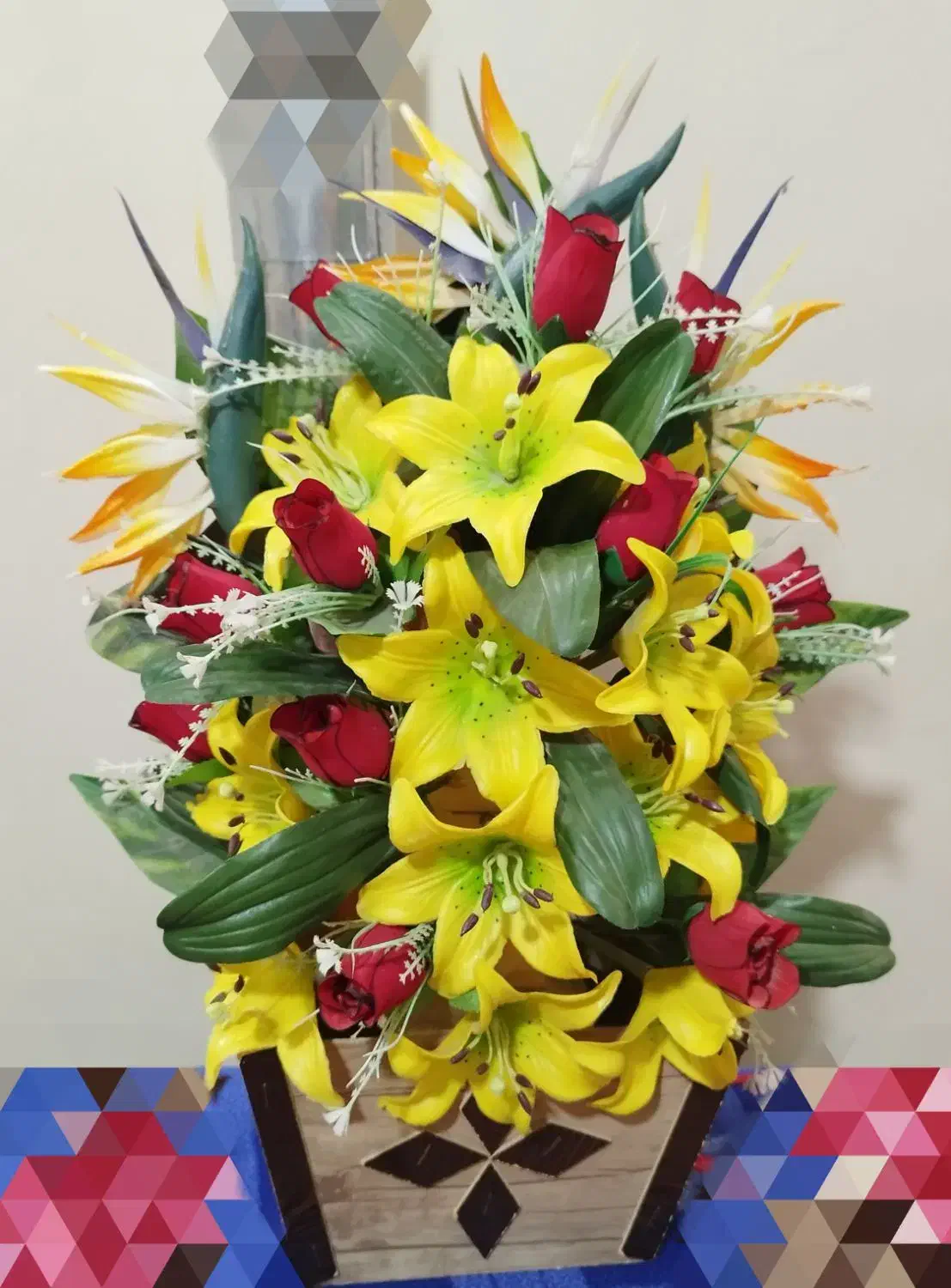 گل زیبا|گل مصنوعی|ملایر, |دیوار