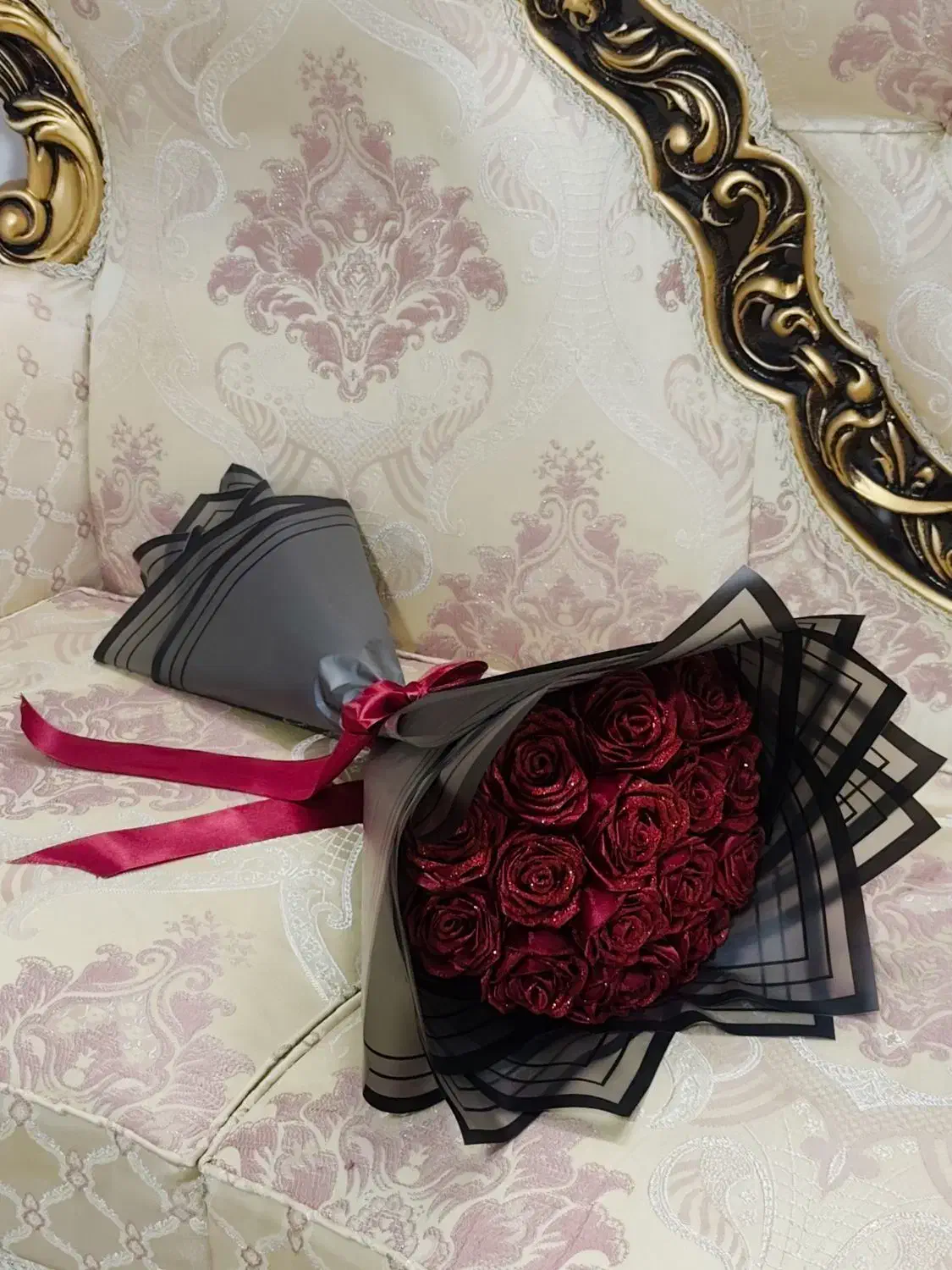 گل روبانی|گل مصنوعی|خوی, |دیوار