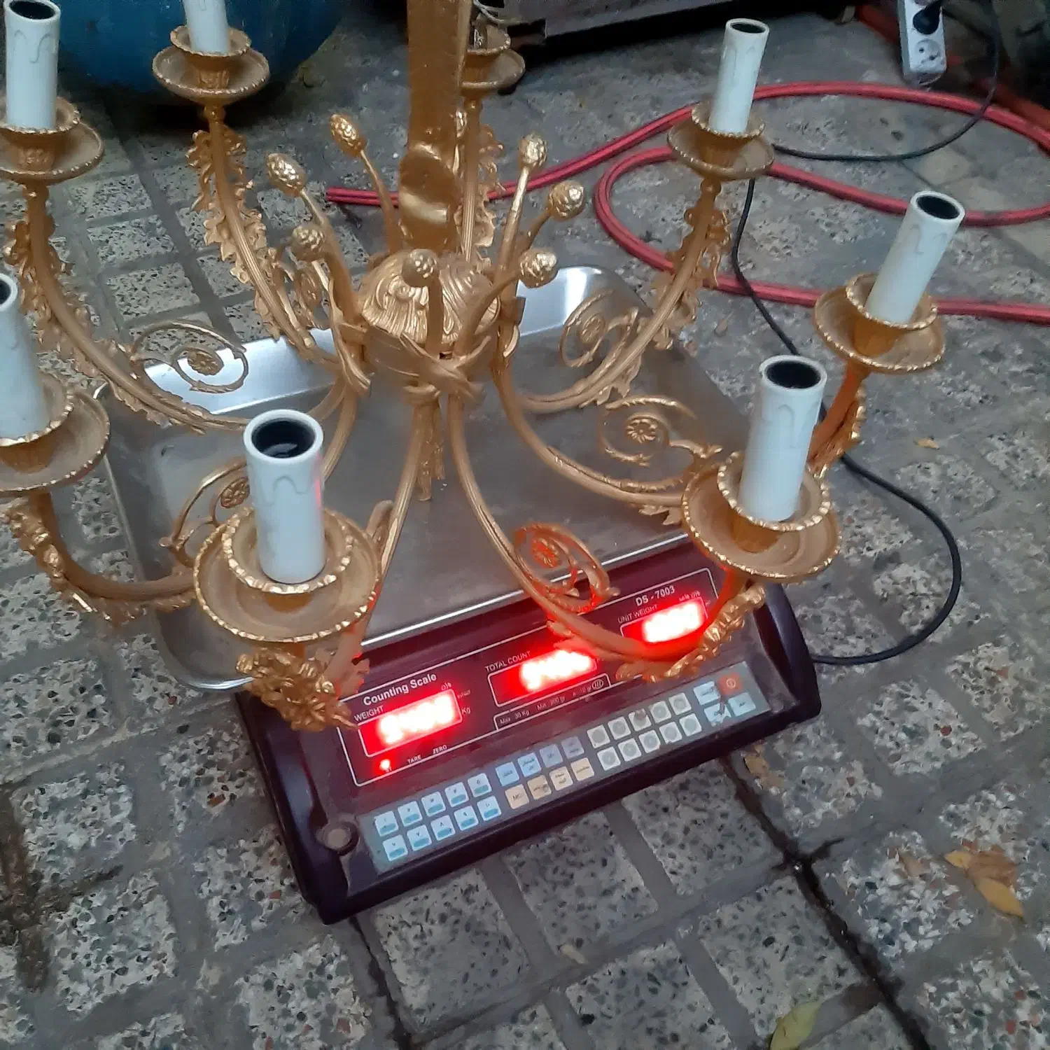 لوستر ۵  عدد|لوستر و چراغ آویز|شهریار, شهرک امیریه|دیوار