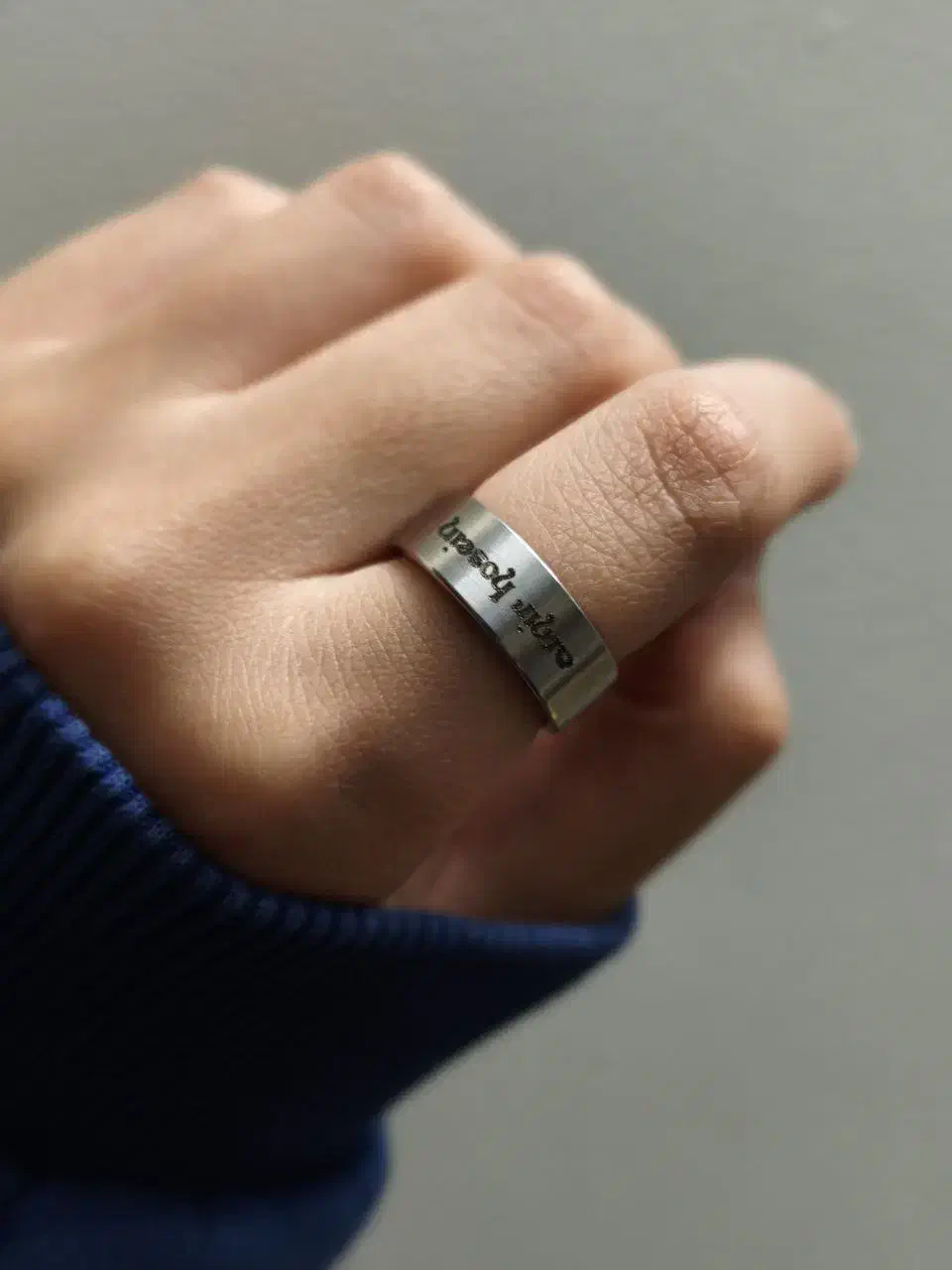 حلقه استیل با حکاکی نام شما|بدلیجات|اصفهان, شاهزاده ابراهیم|دیوار