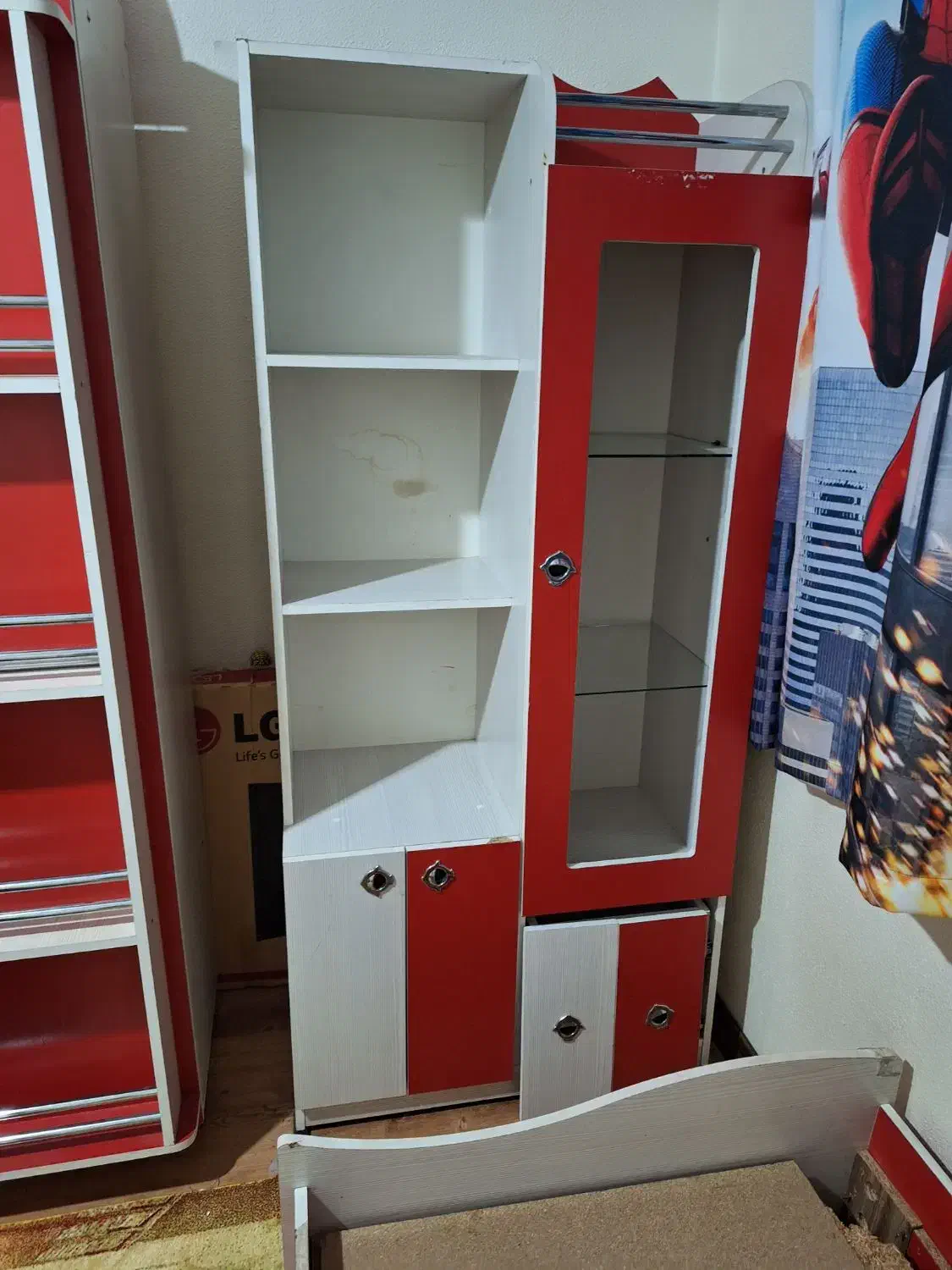 تخت وکمد کودک|تخت و سرویس خواب|شاهین‌شهر, فردوسی|دیوار