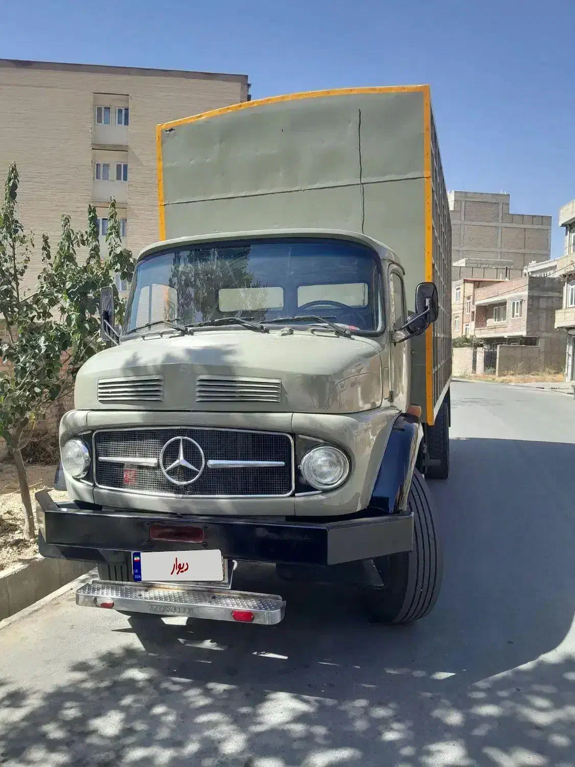 کامیون بنز 1517 مسقف مشبک فلزی مرغی|خودرو سنگین|چهاردانگه (تهران), |دیوار