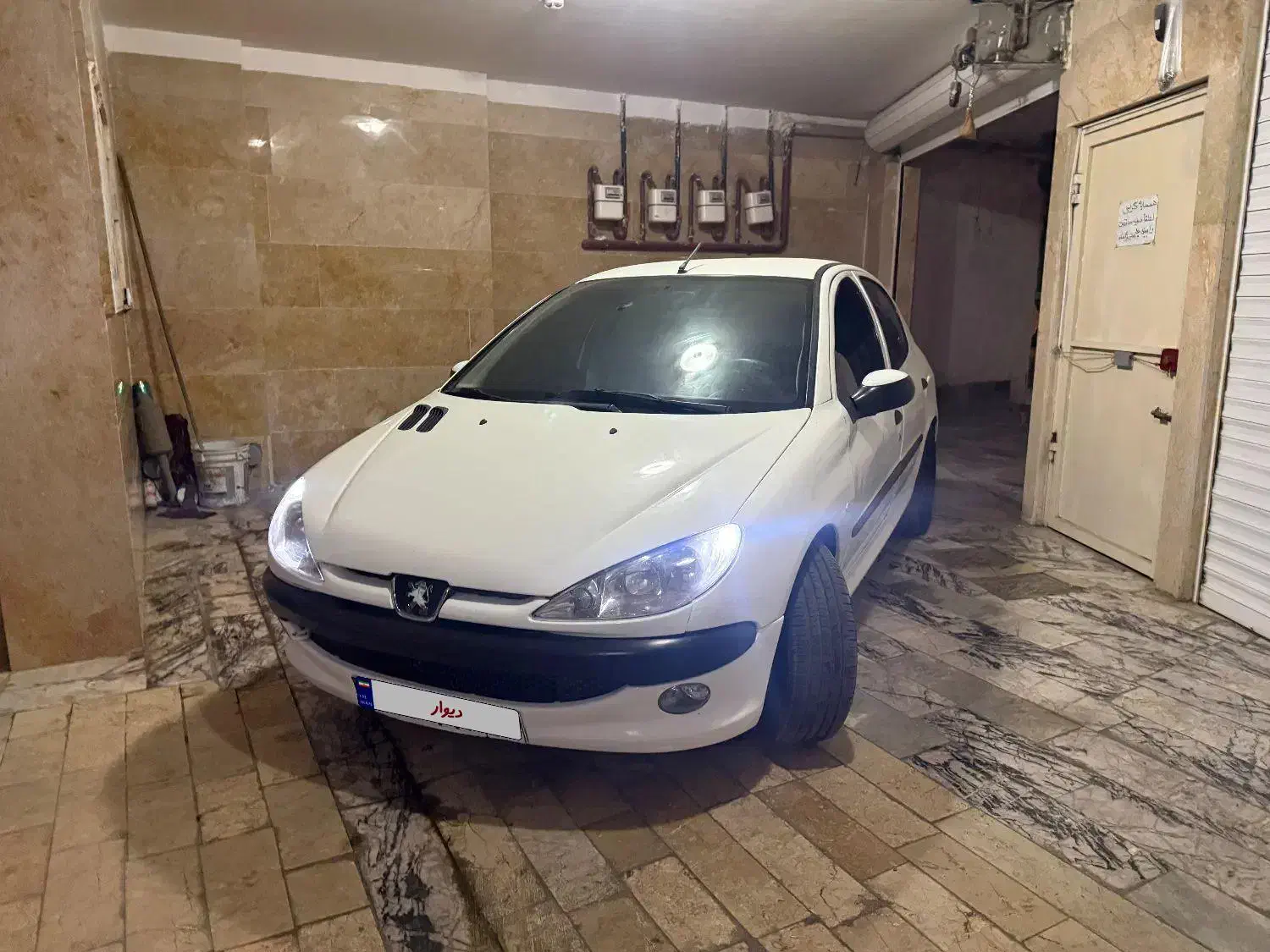 ‌پژو ۲۰۶ سفید مدل ۸۸|خودرو سواری و وانت|مشهد, چهنو|دیوار