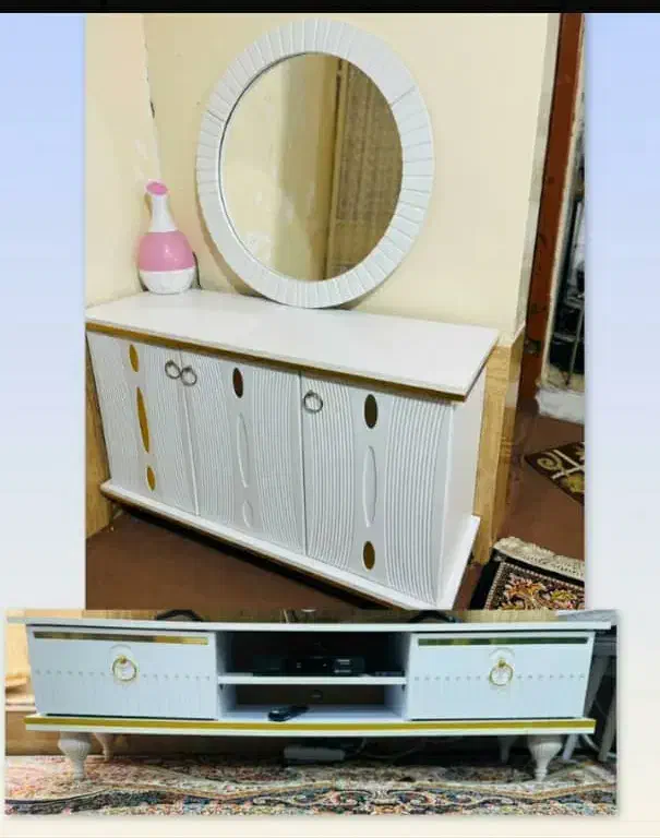 آینه کنسول با میز T V|بوفه، ویترین، کنسول|بندر ماهشهر, |دیوار