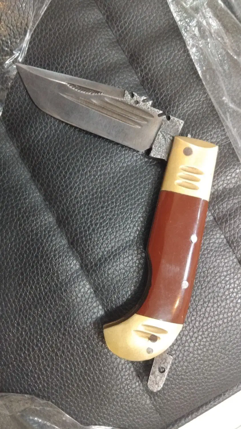 چاقو دنده ای ۶ دنده فولاد فنر|کوهنوردی و کمپینگ|برازجان, |دیوار