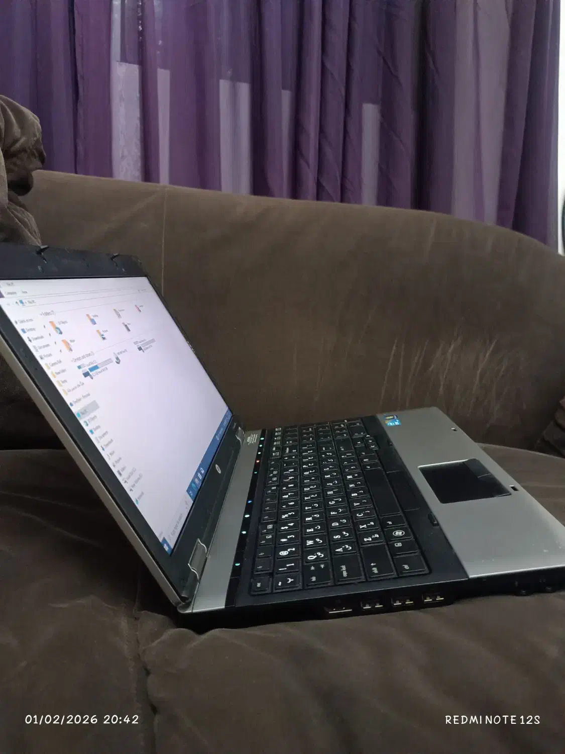 لپ تاپ hp cori5 اصلی|رایانه همراه|رشت, سعدی (تختی)|دیوار