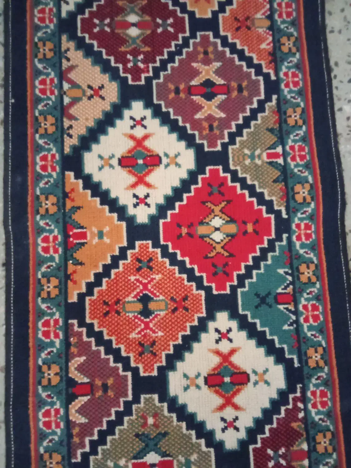 کناره|گلیم، جاجیم، گبه|ایلام, |دیوار