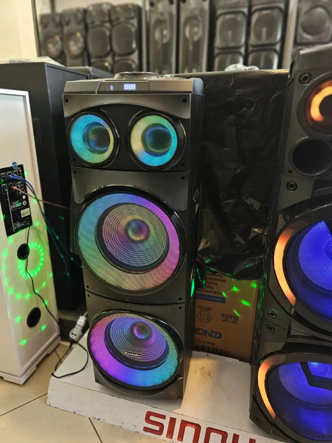 اسپیکر باند سیستم صوتی مکسیدر تکی 12e03 باشرایط|سیستم صوتی خانگی|تبریز, |دیوار