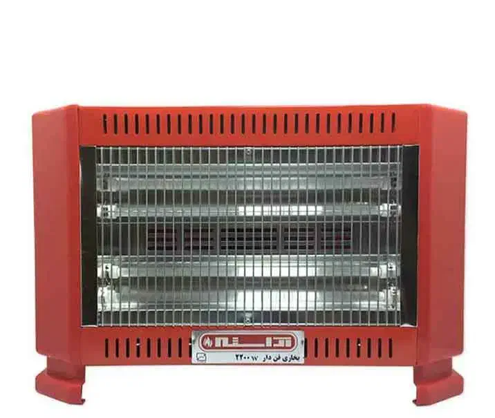 بخاری برقی ۵ شعله فن دار ۲۲۰۰وات آراسته استاندارد|بخاری، هیتر، شومینه|کرج, چمران|دیوار