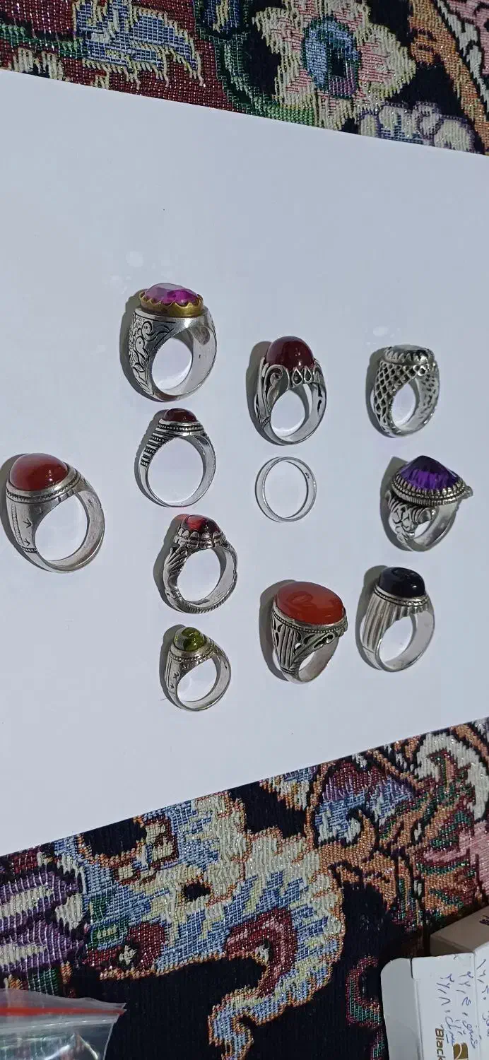 انگشتر نقره دست ساز|جواهرات|تهران, خاک سفید|دیوار
