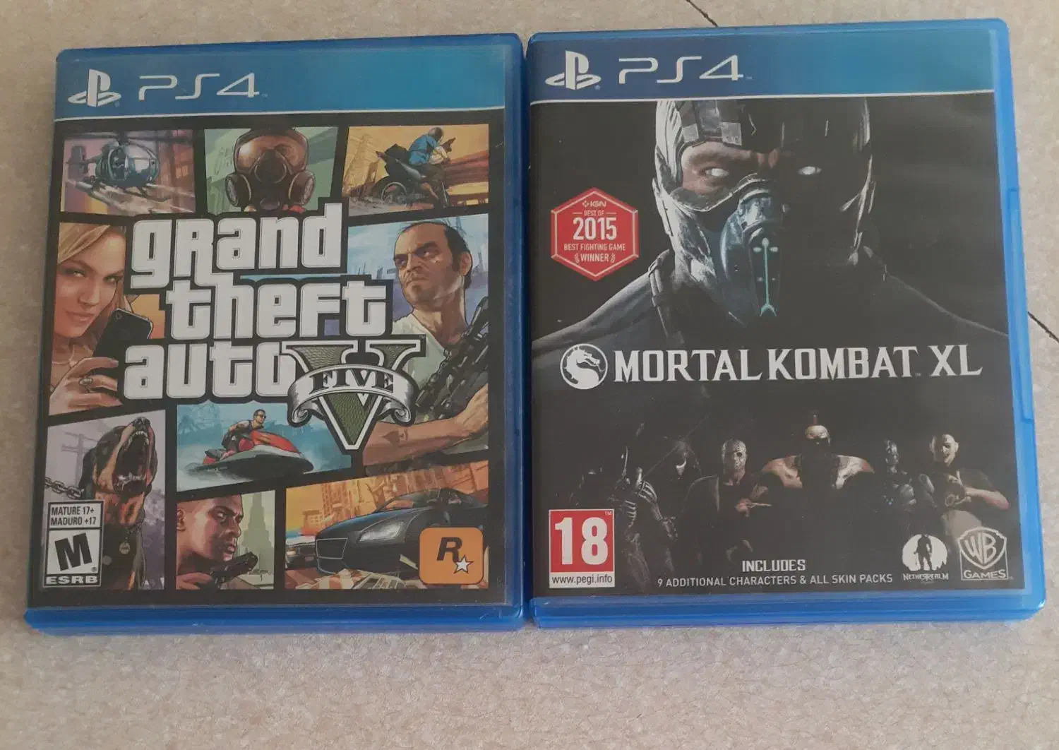 ۲ عدد دیسک بازی ps4|کنسول، بازی ویدئویی و آنلاین|قزوین, |دیوار