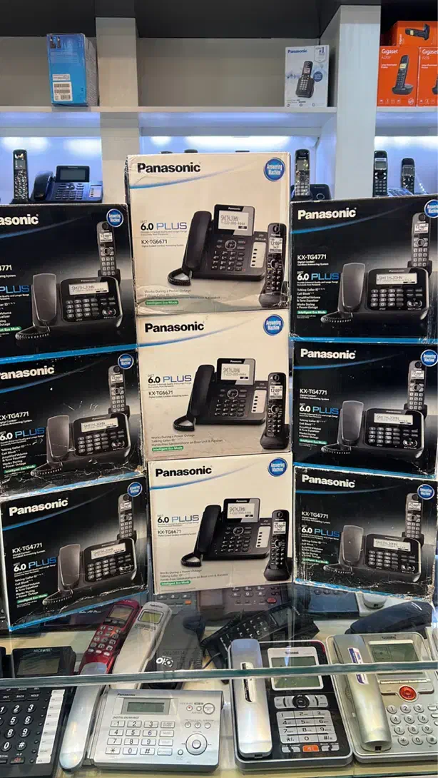 ۶۶۷۱ پاناسونیک رومیزی و بیسیم منشی دار فول|تلفن رومیزی|اصفهان, خلجا|دیوار