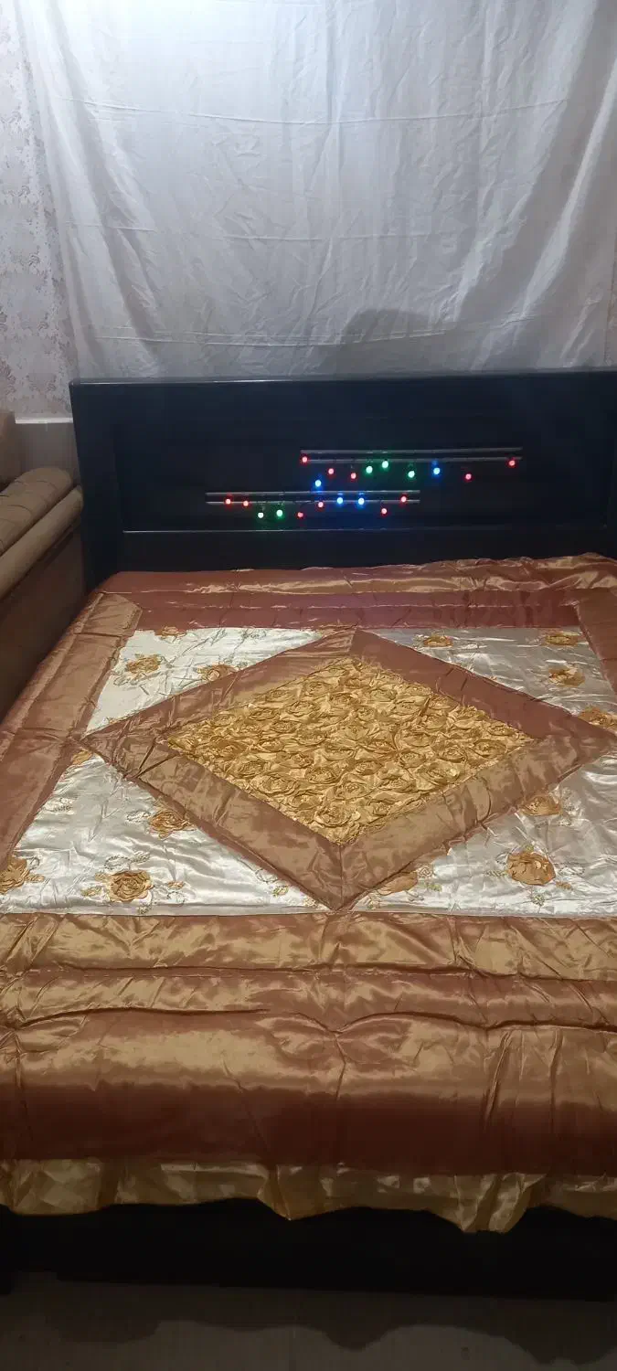 تختخواب دو نفره با تشک|تخت و سرویس خواب|علیآباد کتول, |دیوار