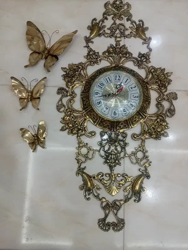 برنزی|ساعت دیواری و تزئینی|نهاوند, |دیوار