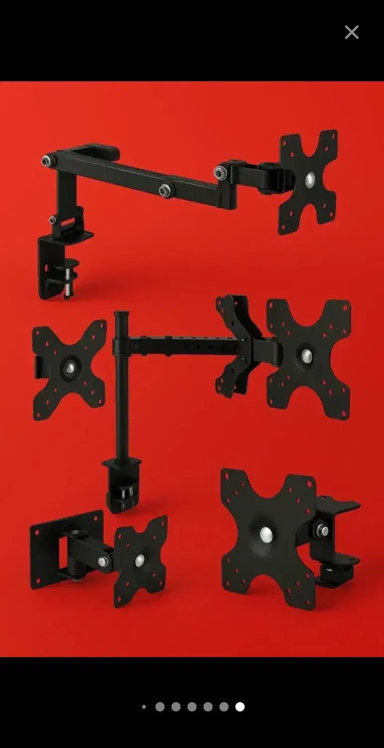 فروش و نصب پایه های دیواری  براکت تلویزیون ثابت|تلویزیون و پروژکتور|قم, انسجام|دیوار