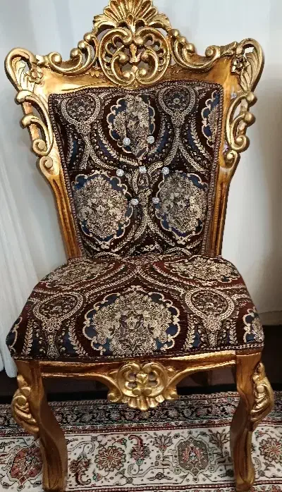 مبلمان سلطنتی 9نفره باجنس چوب گردو  سه عددمیزعسلی|مبلمان خانگی و میز عسلی|سراب, |دیوار